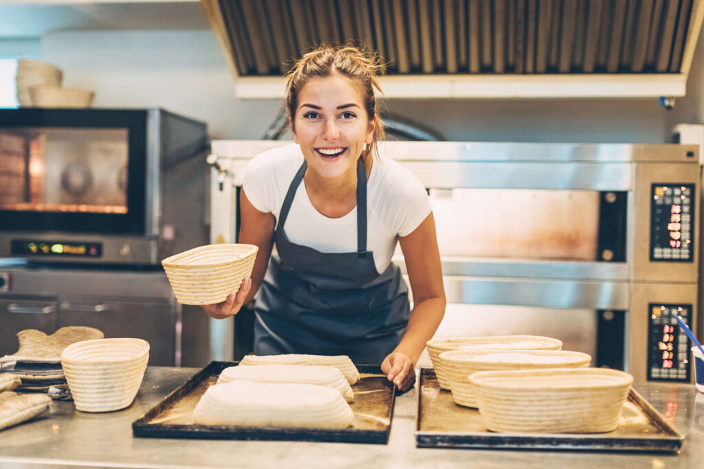 Ondernemer in bakkerij